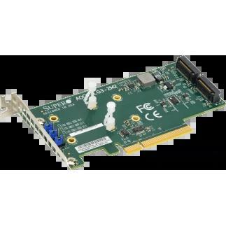 现货供应超微 Add-on Card AOC-SLG3-2M2，M.2*2扩展卡，支持vroc