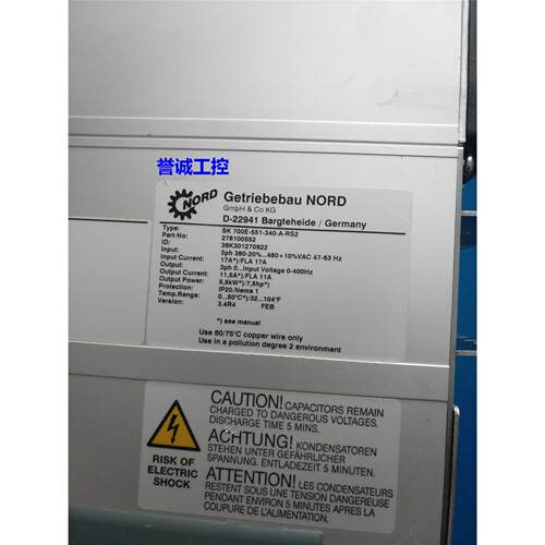 诺德变频器 NORD SK700E-551-340-A-RS2议价$