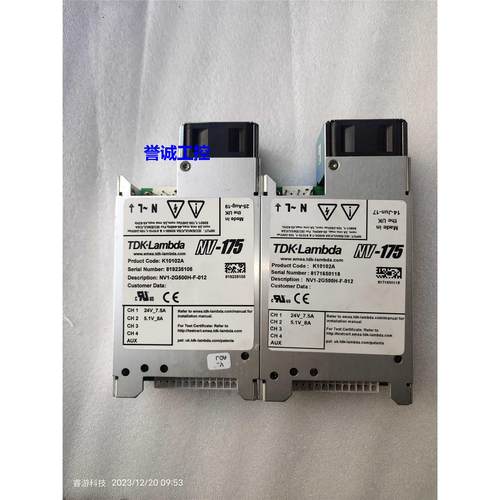 TDK-Lamba 九成新NV-175电源 K10102A NV1-2G500H-F-012 退旧议价