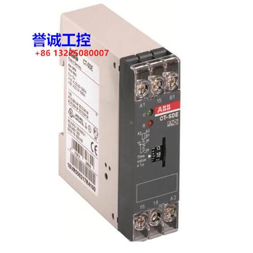 原装ABB时间继电器 CT-SDE, 1nc, 1no, 0.3-30s, 380-415VAC议价$