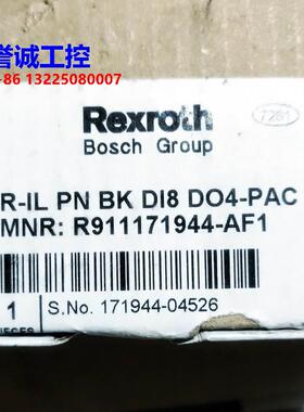 Rexroth R-IL PN BK DI8 DO4-PAC MNR:R911171944-AF1议价$