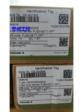 FU20-05-T1-NPT PH电极日本横河YOKOGAWA 100001504589议价$