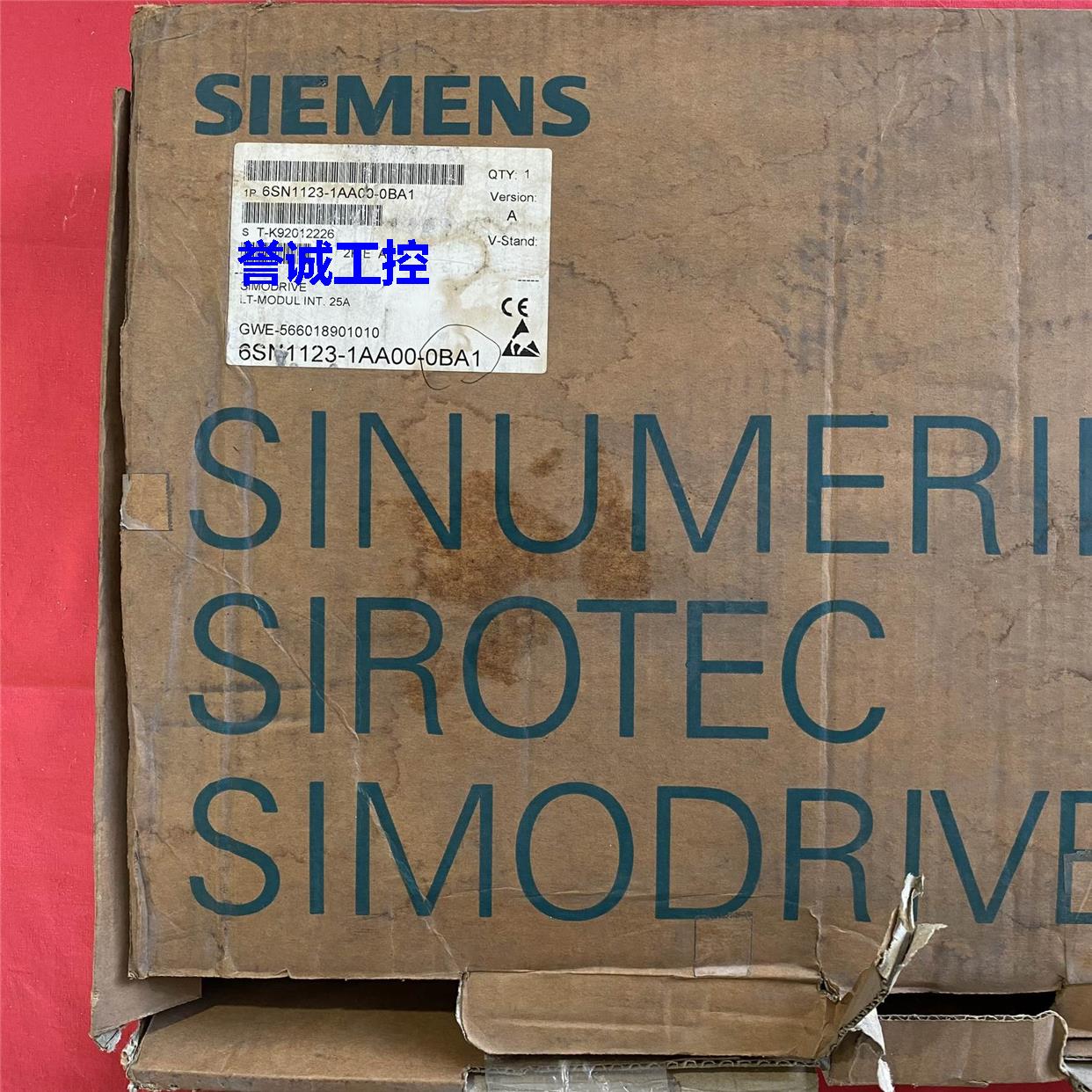西门子伺服模块6SN1123-1AA00-0BA1伺服驱动器功率模块议价$