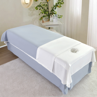 美容院隔脏被套三件套美容床床单趴洞巾非纯棉按摩理疗一客一换