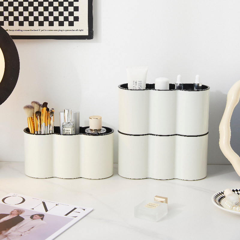 化妆刷收纳桶桌面笔筒文具收纳盒