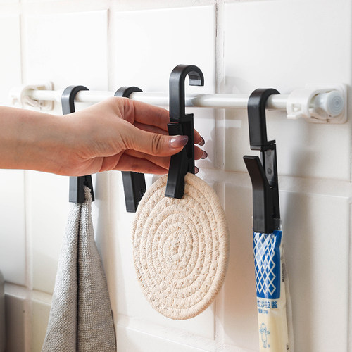 洗面奶夹子晾衣夹悬挂式