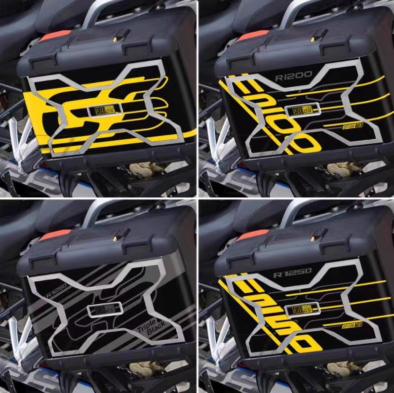 适用宝马R1250GS/R1200GS ADV 原厂塑料三箱贴纸 边箱贴花 40周年