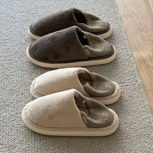 910月毛毛绒保暖室内家用包跟棉鞋 孕妇产妇秋冬季 防滑 女款 月子鞋