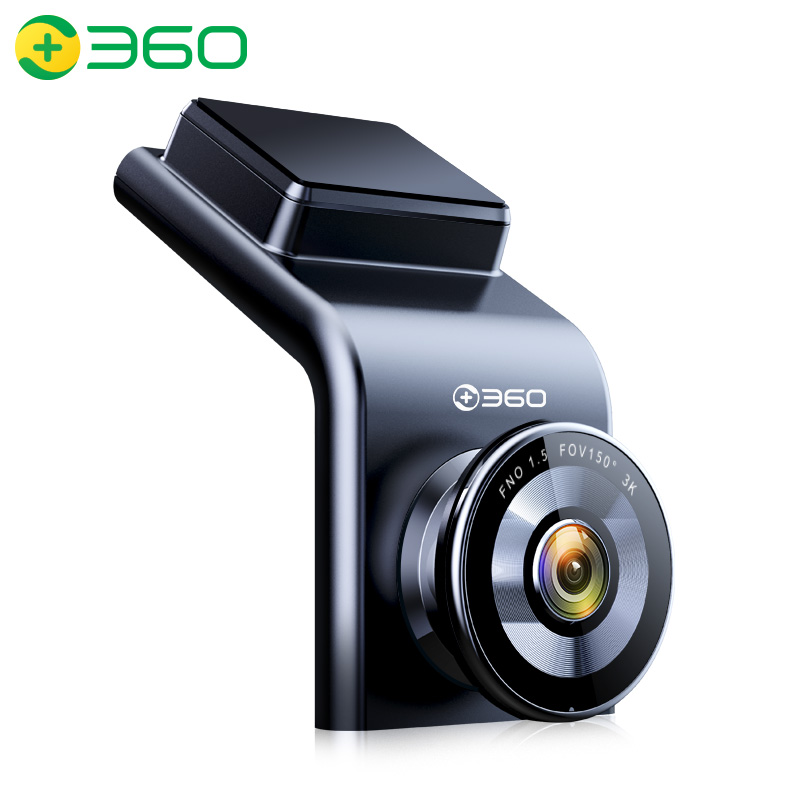 360行车记录仪G300 3K高清夜视1620P语音操控手机连接无线wifi