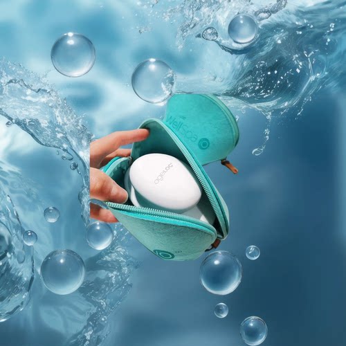 外贸nuskin如新周边云朵机wellspaIO配套包毛毡包定制logo收纳袋