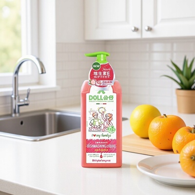 公仔牌洗洁精A类食品级850ml家用果蔬餐具净不伤手洗碗冷水去油