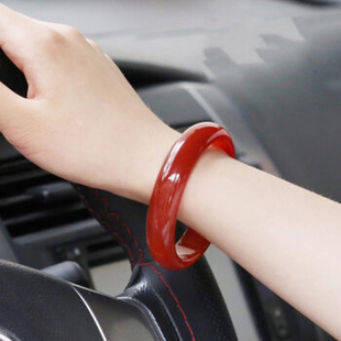 天然正品A级天然红玛瑙手镯原色玉镯子女款带证书