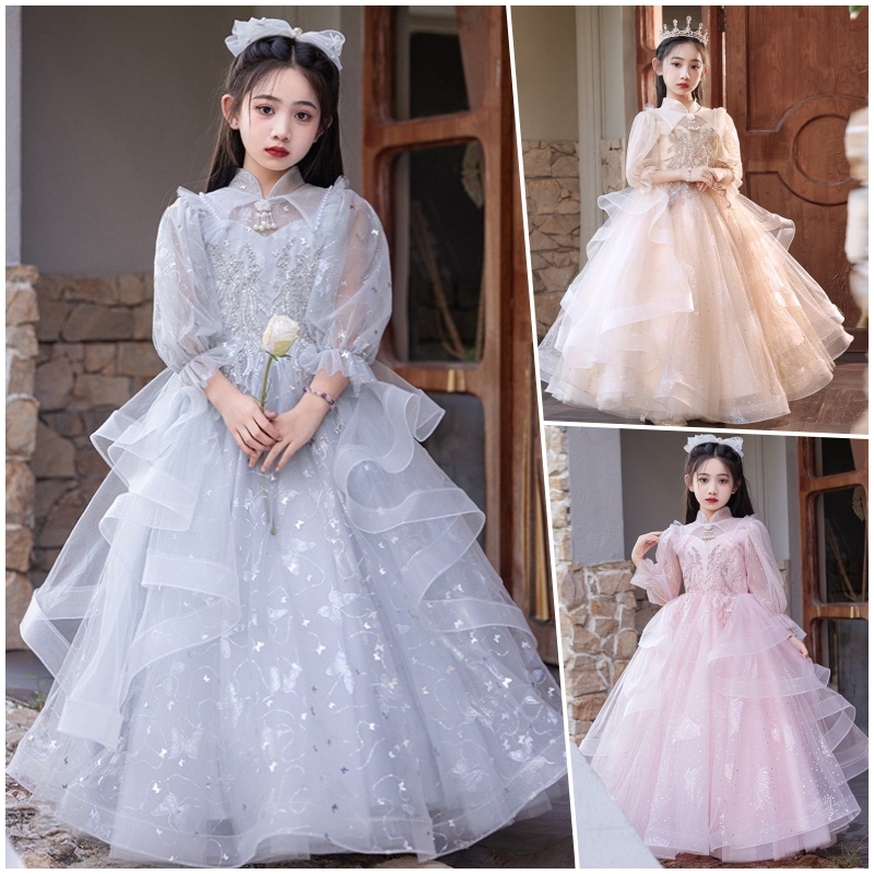 女童公主裙轻奢高级感连衣裙