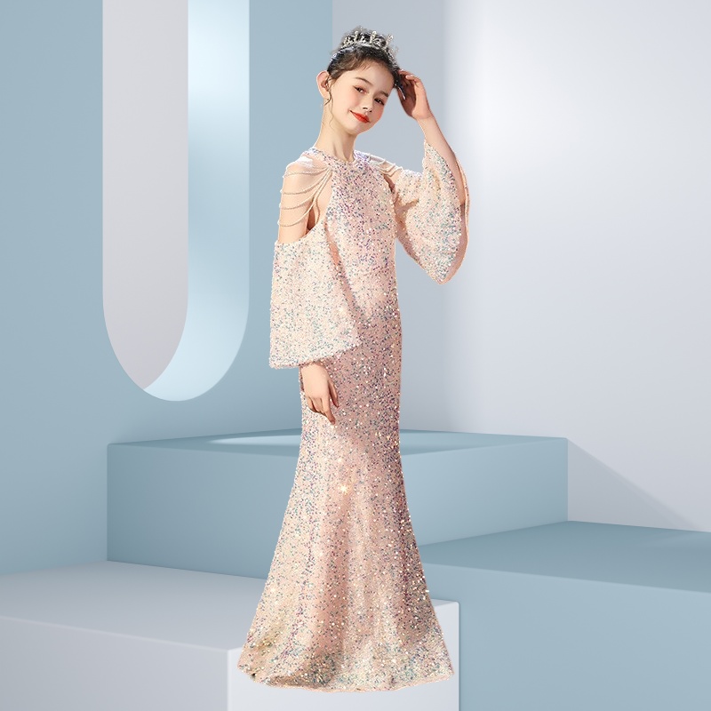 闪亮包臀修身气质连衣裙高端霸气