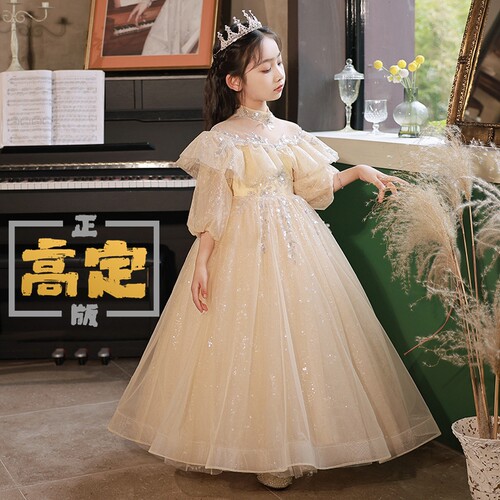 儿童公主裙花童婚礼小女孩连衣裙
