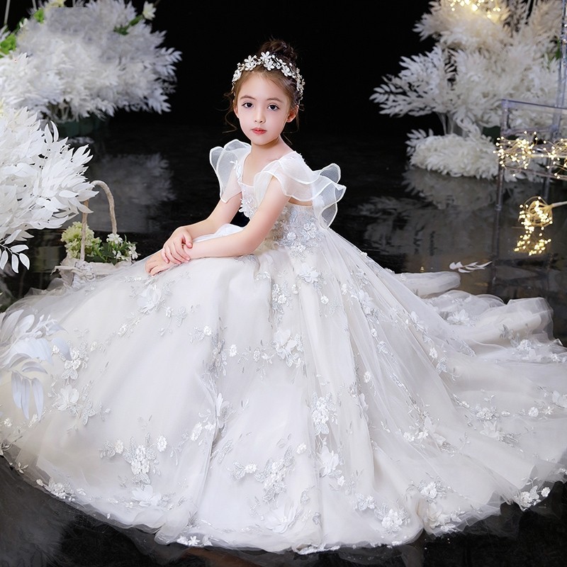 超仙高端礼服长裙儿童连衣裙蓬蓬纱女童甜美公主裙生日演出服女孩,童装/婴儿装/亲子装,连衣裙,淘宝优惠券,粉丝福利购,淘宝优惠卷