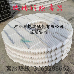 玻璃钢除雾器PP除沫器脱硫塔喷淋塔S型C型带钩折流板丝网除雾板