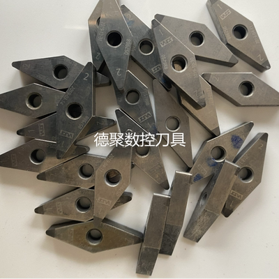国产二手CBN氮化硼数控刀片VNGA160408长菱形外圆刀片淬火料9成新