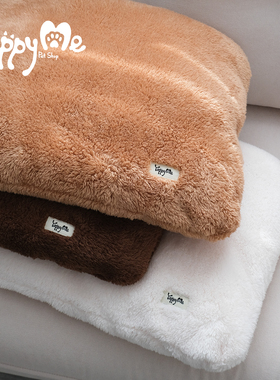 【YappyMe泡芙睡垫】可拆洗加厚毛绒款宠物秋冬保暖狗窝垫