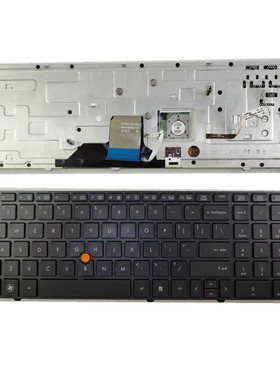 适用于惠普HP Probook 8560w 8570w 8770w 键盘 英文小回车背光
