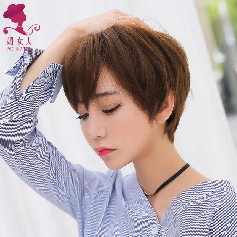 Perruque cheveux raides Court - Ref 2613925 Image 4