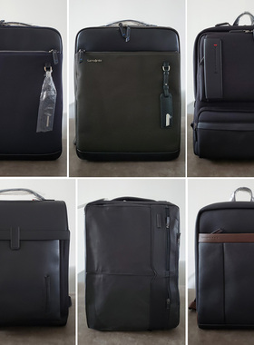 金宇彬李钟硕韩国明星同款新秀丽Samsonite商务上班电脑双肩包男