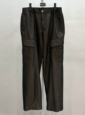 2026年春季新款liberclassy韩版男青年卡其棕色松紧腰休闲工装裤