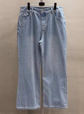 2026年春季新款liberclassy韩版男青年浅蓝色棉混纺休闲牛仔裤