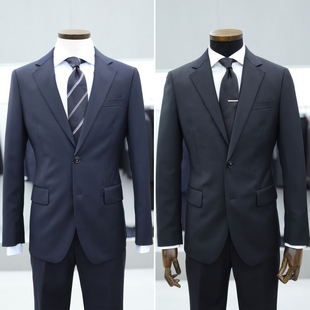 3色加大190码 BON黑色羊毛混纺商务上班婚礼西服套装 2026春夏新款