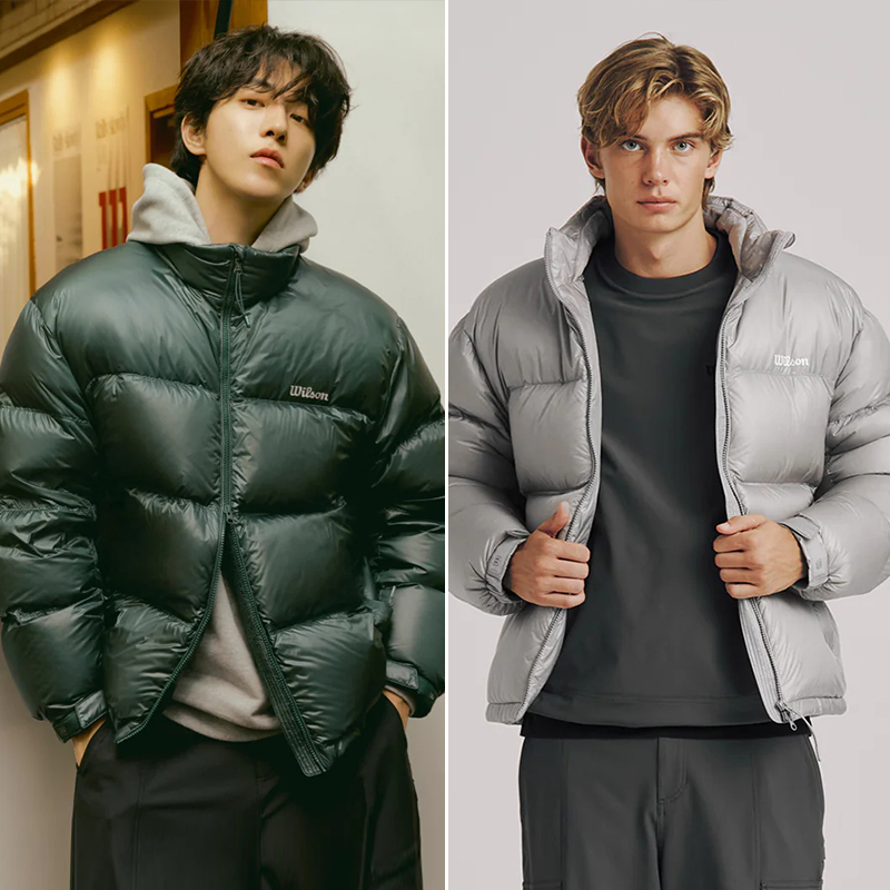 WILSON威尔胜网球运动亮面羽绒服
