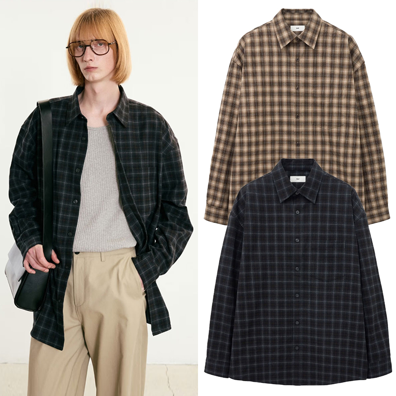 秋季TNGT翻领休闲长袖衬衫可外穿