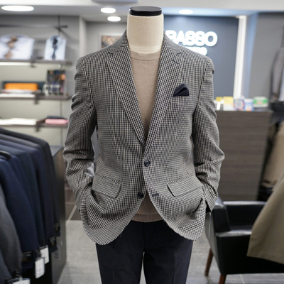 秋季BASSO标准版型休闲西服上衣