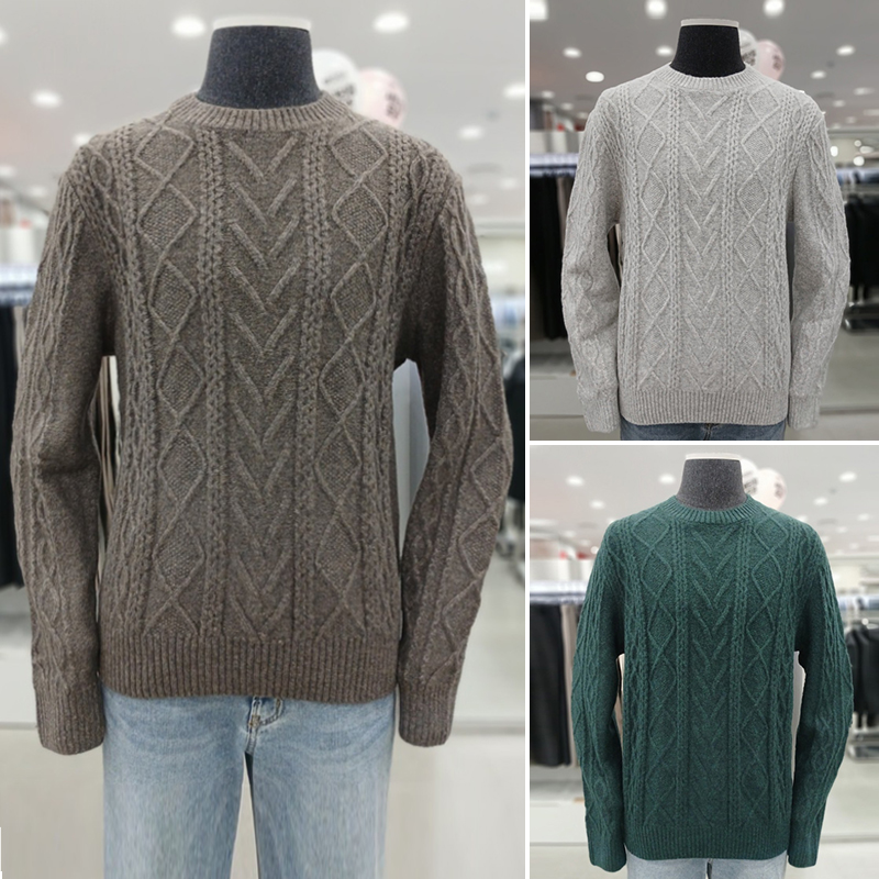 冬季ZIOZIAANDZ圆领长袖针织衫