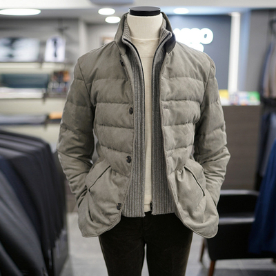 BASSO冬款单排扣辑格短款羽绒服