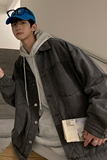 2025春款男士牛仔外套夹克休闲上衣JK822-P75，男装工装外套，电商A062