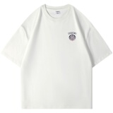 2025年夏季青少年趣味发泡印花短袖圆领休闲宽松T恤T88201-P45，男装T恤，电商A062