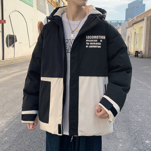 2025冬装加厚棉衣连帽潮牌棉服流行工装棉袄撞色棉外套MY884-P105图片