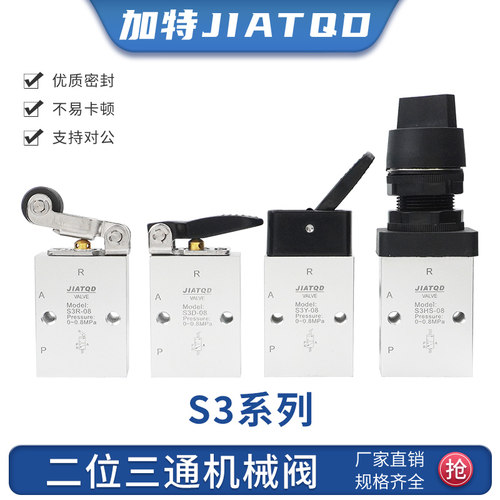 气动机械阀S3B-06/S3R-08