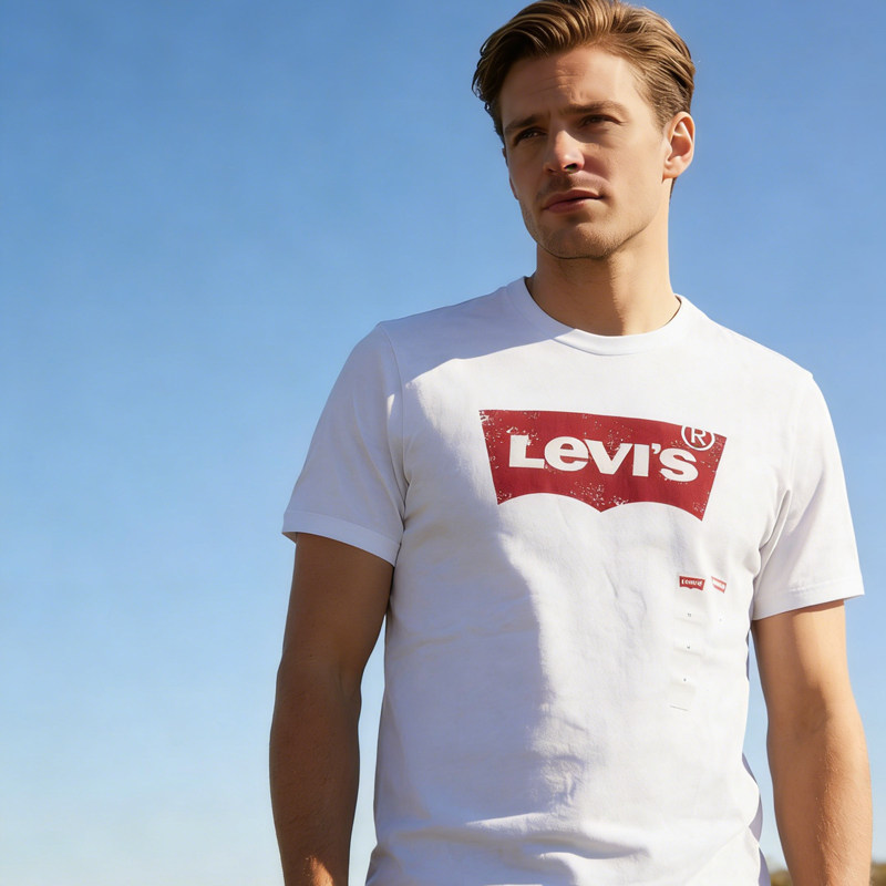美国李维斯男士短袖 T 恤 清仓特价百搭纯棉上衣