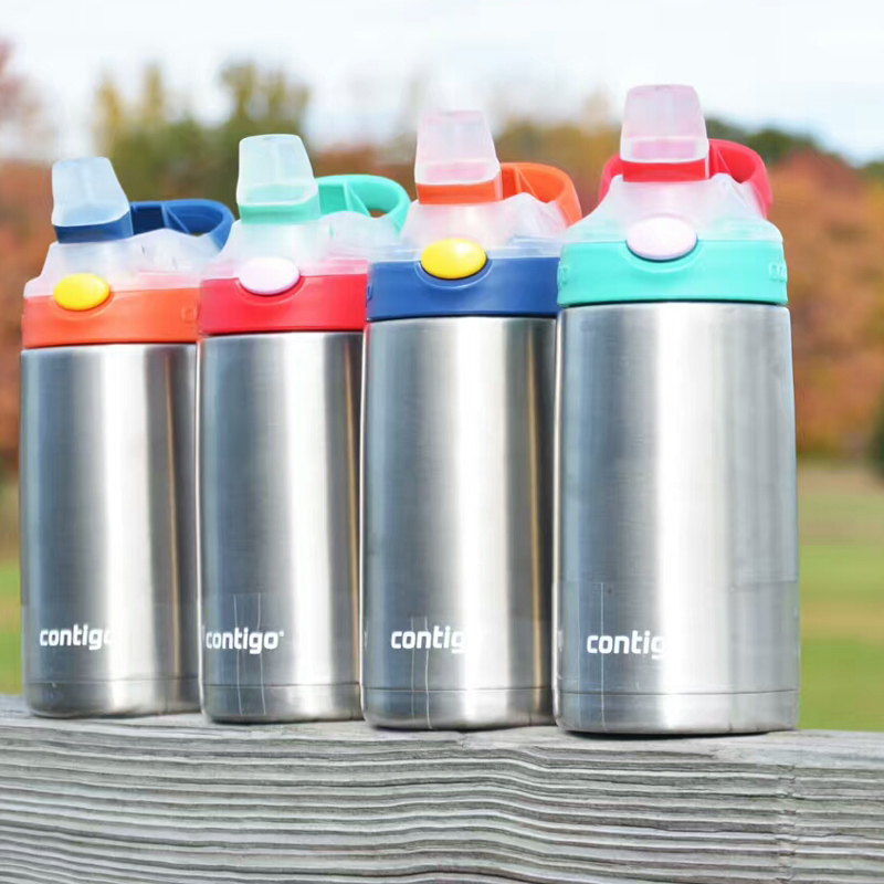 美国Contigo水杯康迪克儿童保温杯防漏水不锈钢吸管杯水壶直饮杯