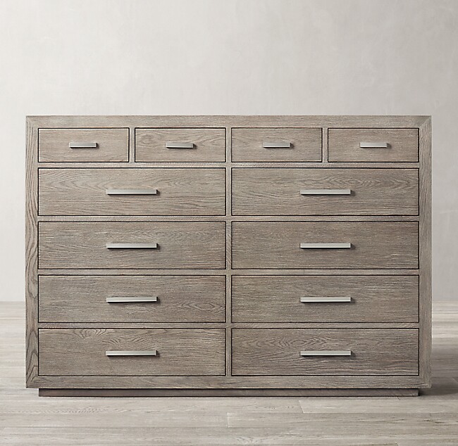 美国RH意式现代轻奢实木斗柜定制