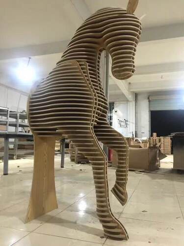 售楼处立体摆件展厅背景墙置物架