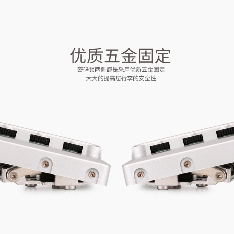 ALUMINUM FRAME TROLLEY SUITCASE LUGGAGE ACCESSORIES PASSWORD LOCK BAG LOCK K909 PASSWORD CUSTOMS LOCK SUITCASE LOCK