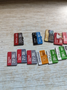 一批坏的TF卡内存卡,16G/32G/都有,闪迪、三星朗科二手故障出
