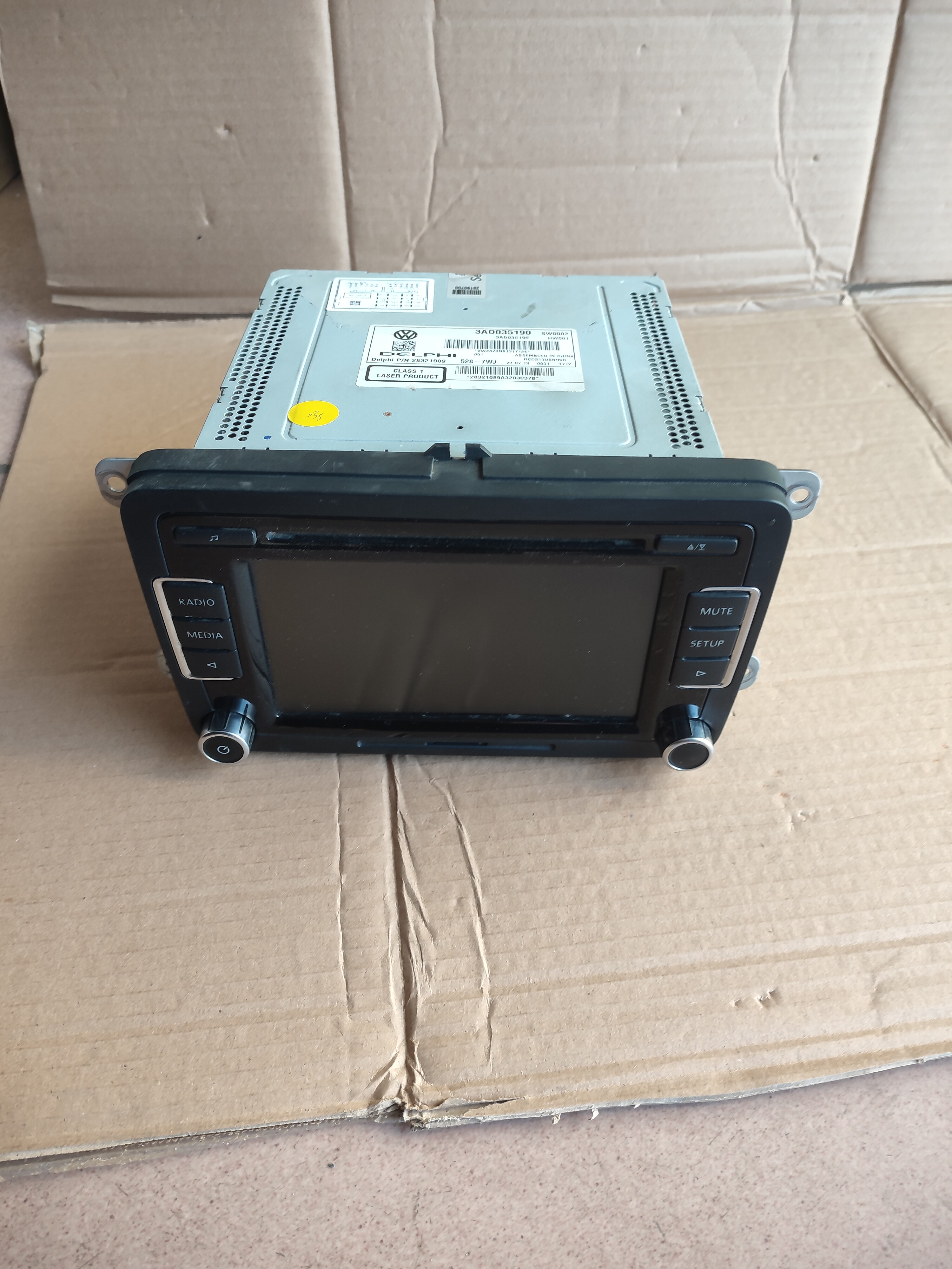 拆车大众原厂RCD510主机 DELPHI出品 支持CD USB SD卡 蓝牙 收音
