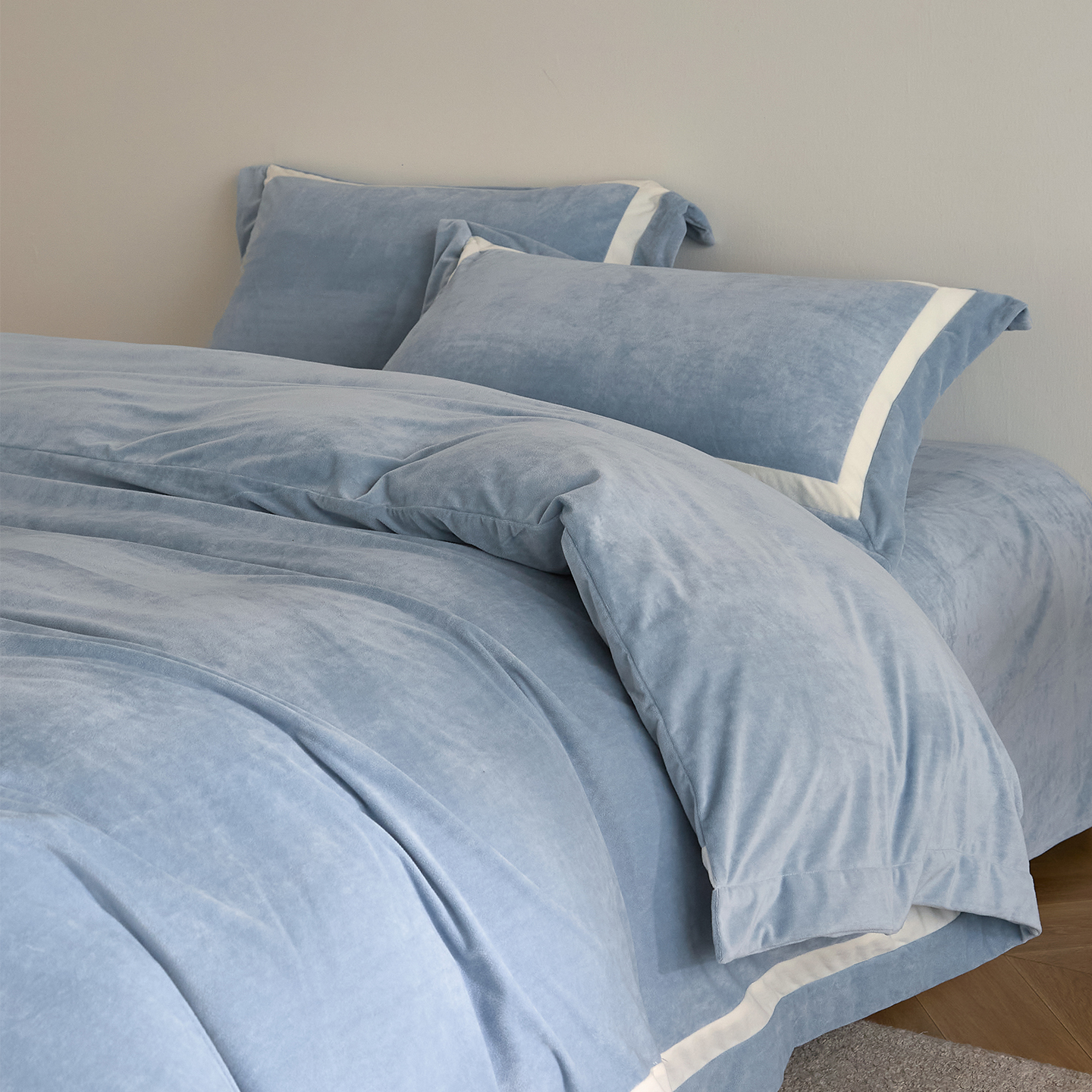 小红书推荐！！A类婴儿绒四件套