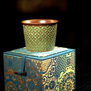 瓷茶记李斌原创手作有钱花咖啡杯拿铁拉花咖啡杯居家办公杯礼物