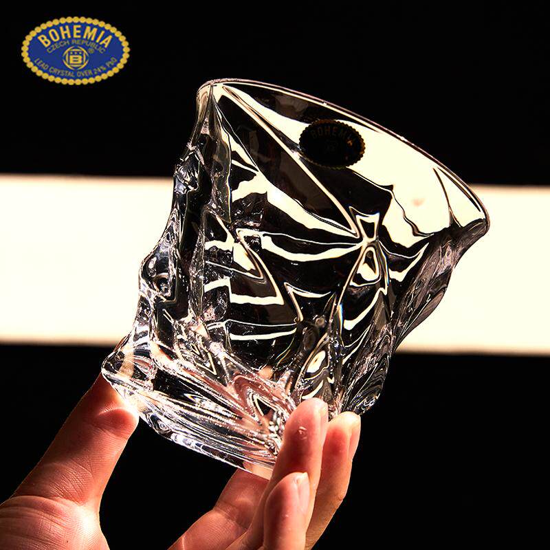 捷克BOHEMIA原装进口水晶玻璃威士忌烈酒杯洋酒杯创意啤酒杯水杯