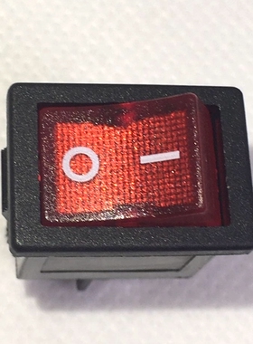 RL3-4进口认证船型开关4脚2档红灯21*15mm银触点 台湾RLEIL