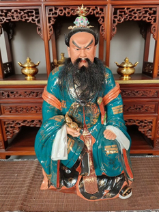 供奉家用佛像龙虎山张天师神像陶瓷张道陵真人天师府摆件寺庙56cm